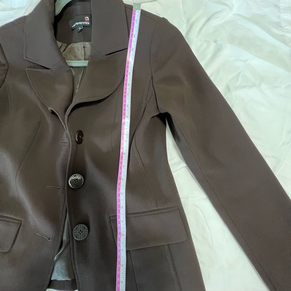 EUC Laura Petites Brown Blazer Size 2 - Picture 8 of 8